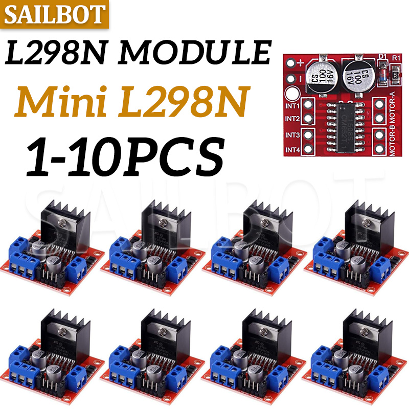 L298N Module - 1/5/10 pces l298n driver de motor