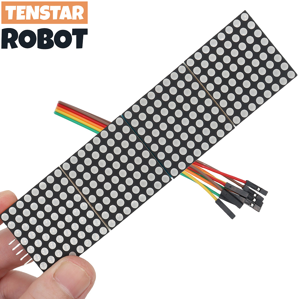 Line Follower Robot - Microcontrolador de módulo de matriz de