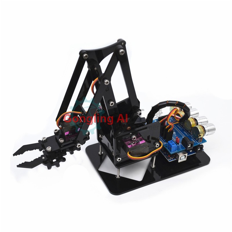 Sg90 Servo - Braço Robótico Mecânico SG90 com 4