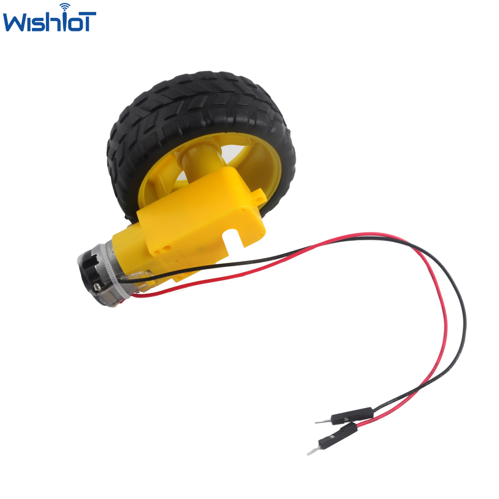 Robot Wheel - DC3-6V 1:48 caixa de velocidades tt