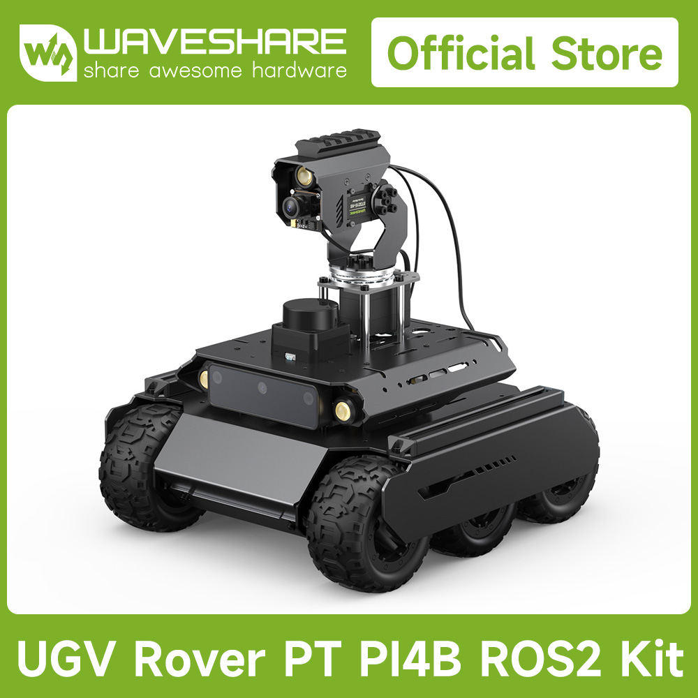 Ros Robot - Waveshare Rover ROS 2 Robô 4WD