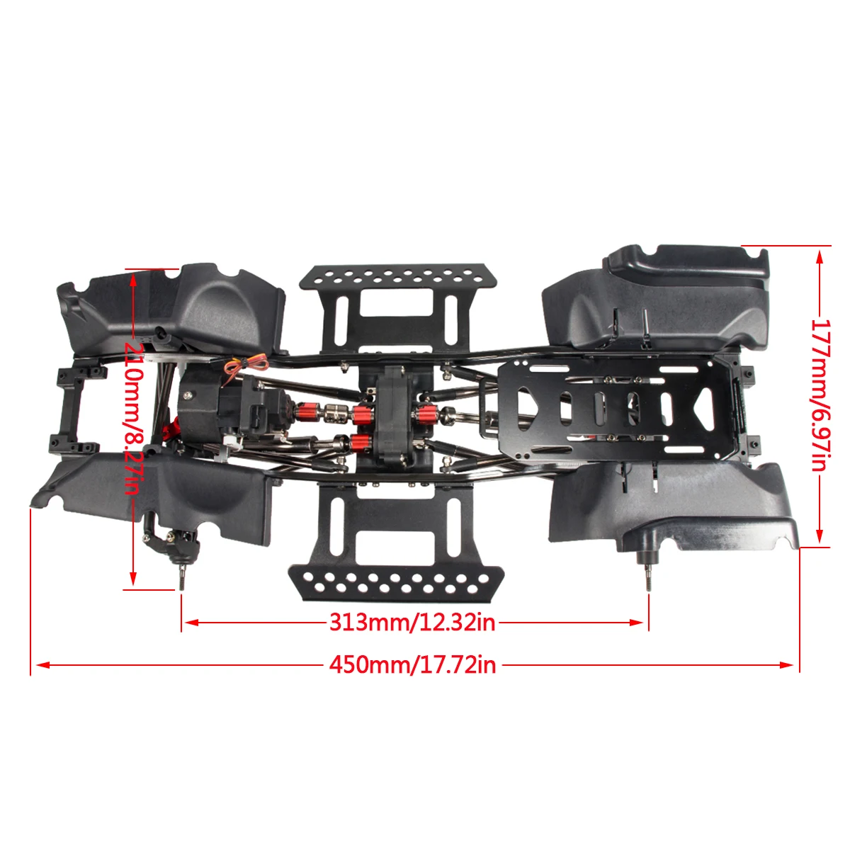RC Crawler Chassis Kit, 1:10 R - Robot Car Kit avaliação e preço