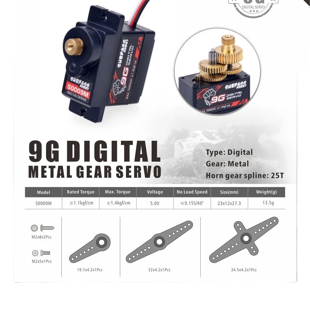 Rc digital micro servo 2g 3.7g - Micro Servo avaliação e preço