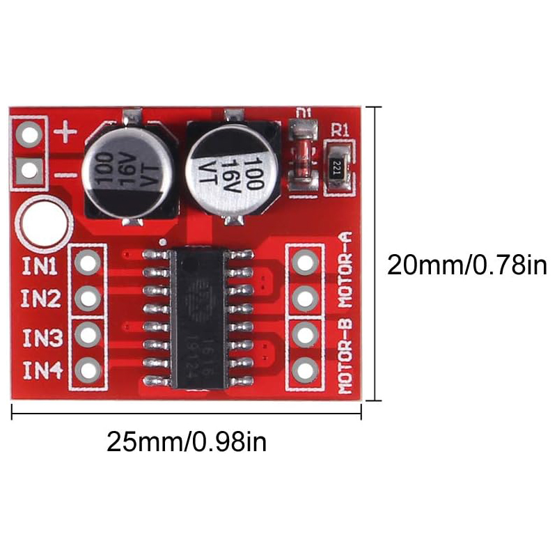10 peças l298n mini módulo de  - L298N Module avaliação e preço