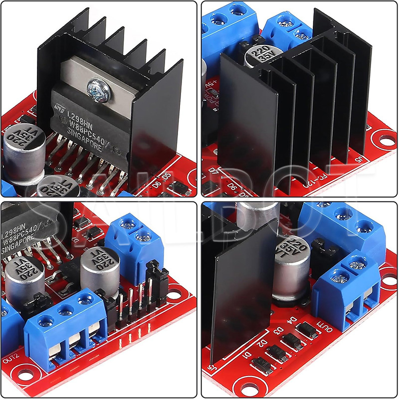 1/5/10 pces l298n driver de mo - L298N Module avaliação e preço