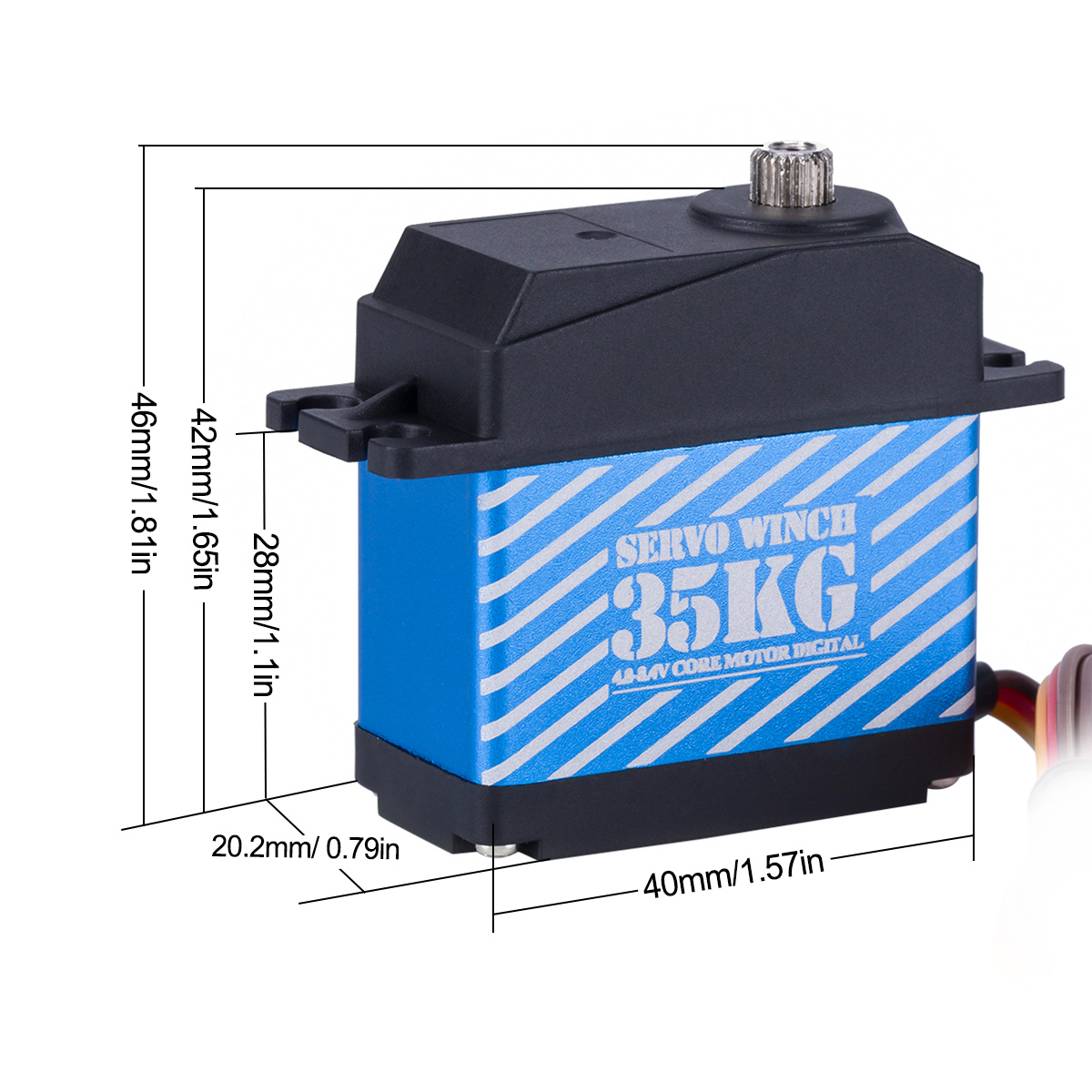 Servo Digital 35KG 360 °   Gra - Line Follower Robot avaliação e preço