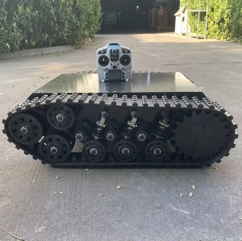 Chassi de Esteira Elétrico com - Tracked Robot Chassis avaliação e preço
