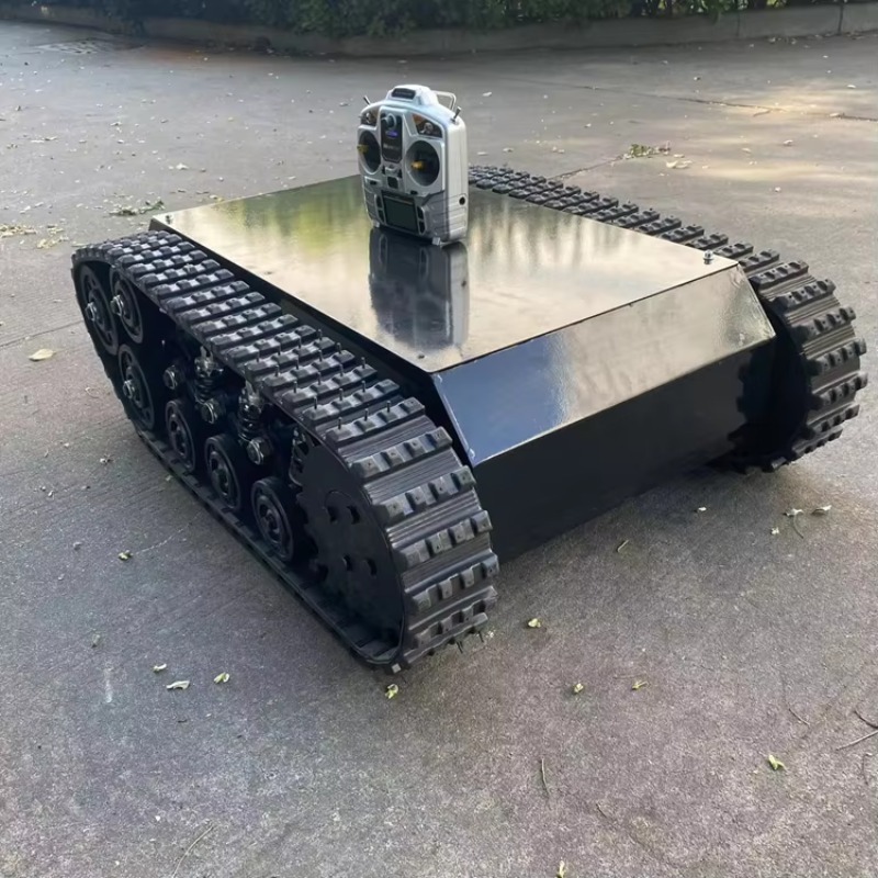 Chassi de Esteira Elétrico com - Tracked Robot Chassis avaliação e preço