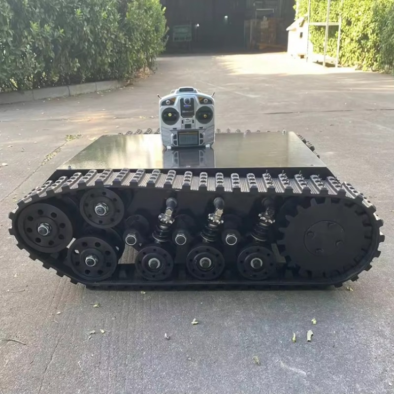 Chassi de Esteira Elétrico com - Tracked Robot Chassis avaliação e preço