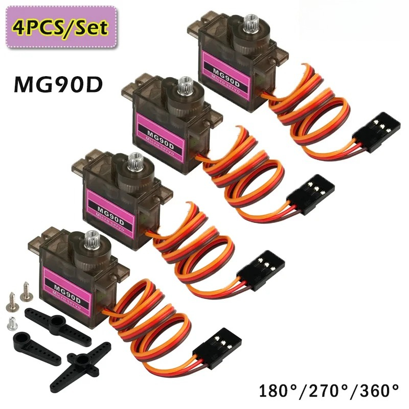 Conjunto com 4 Servomotores Di - Micro Servo avaliação e preço