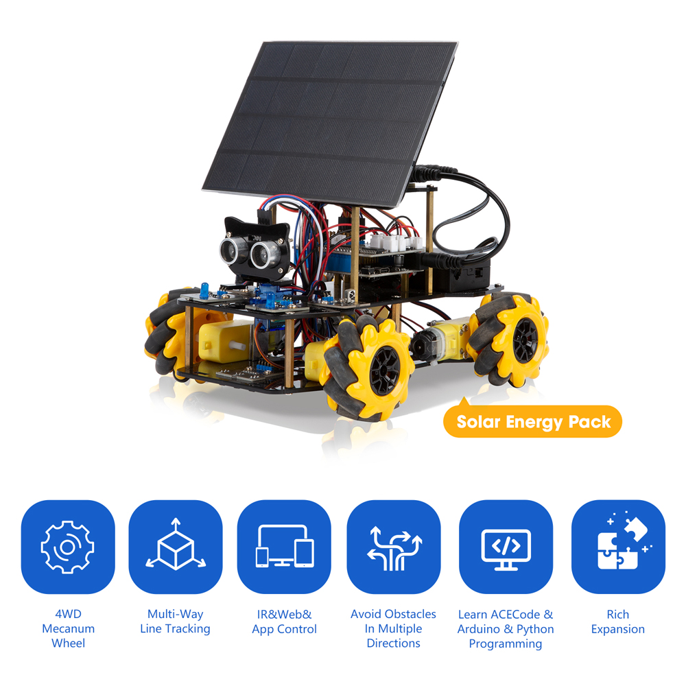 Kit de carro de energia solar  - Line Follower Robot avaliação e preço