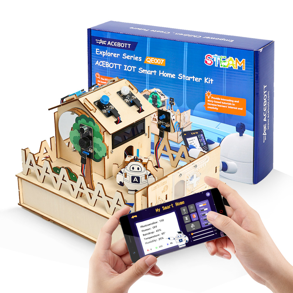 ACEBOTT-DIY Smart Home Kit par - Stm32 Robot avaliação e preço