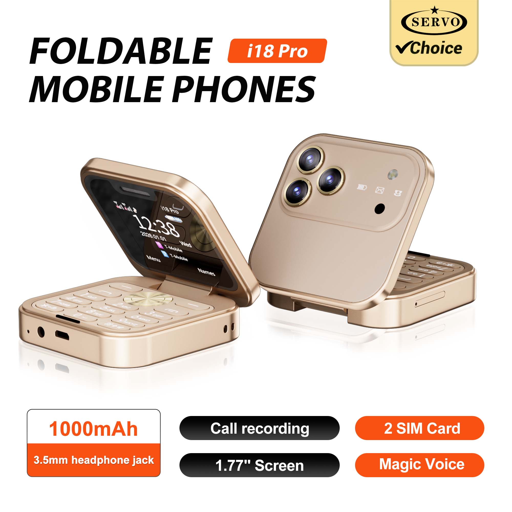 SERVO I18PRO Mini Telefone Cel - Servo Pan Tilt avaliação e preço