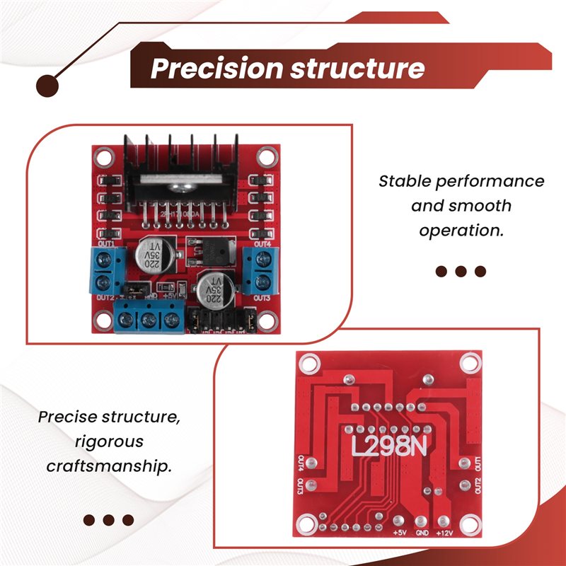 Módulo AED7-L298N, Placa Contr - L298N Module avaliação e preço