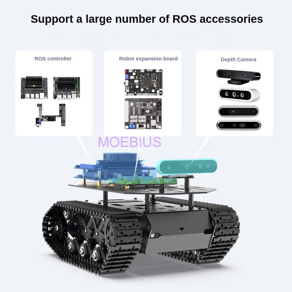 Metal Shock Absorption Tank Ch - Tracked Robot Chassis avaliação e preço